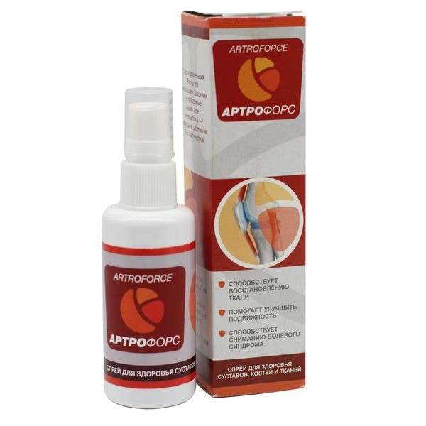 Artroforce supplement package on neutral background